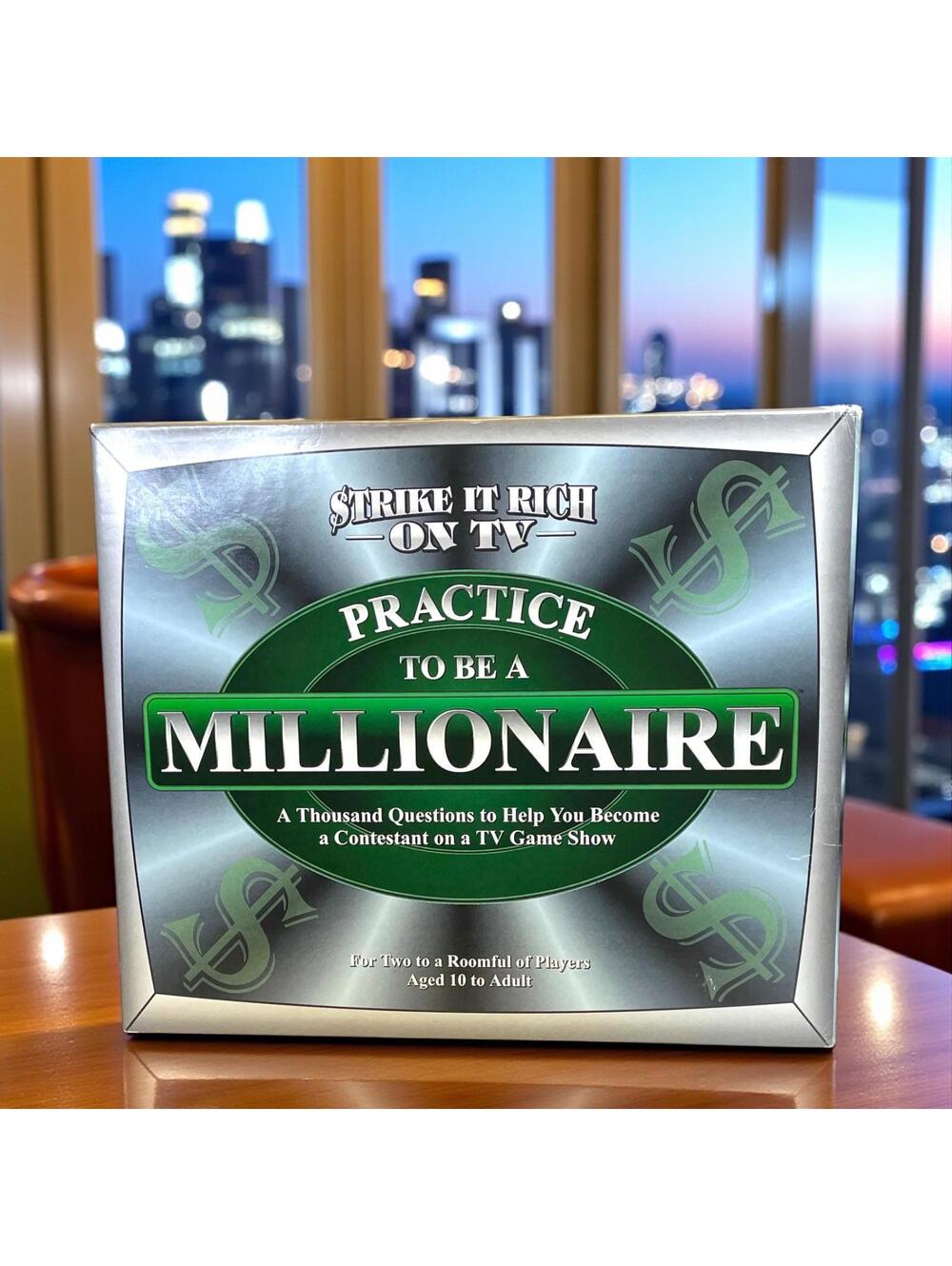 Practice to Be a Millionaire Trivia Game – Strike It Rich on TV – Excellent Cond
